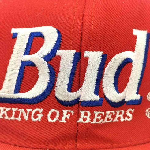 台湾製 BUDWEISER KING OF BEERS 6パネル キャップ メンズ