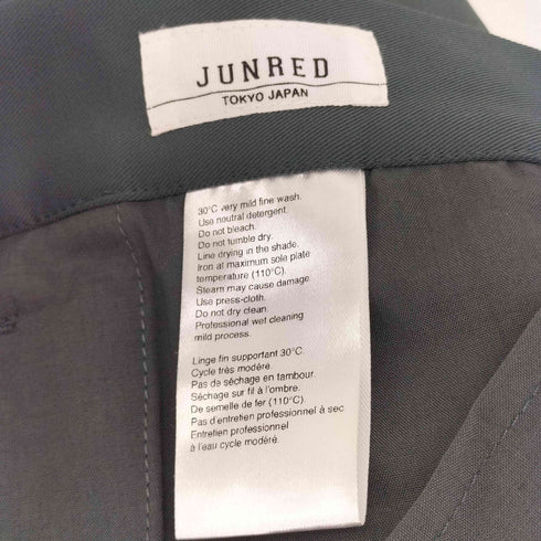 ジュンレッド JUNRed ジャガードライン3タックワイドトラックパンツ メンズ JPN:M