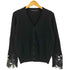 ermanno scervino カシミヤ45 袖レース カーディガン レディース EUR:40