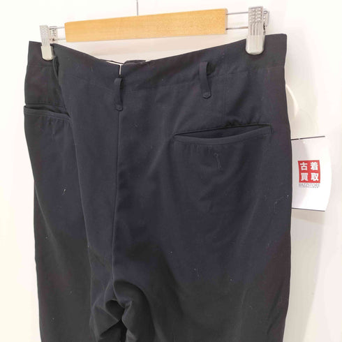50-60S Deponirtフックボタン 2タック ワイドスラックスパンツ メンズ