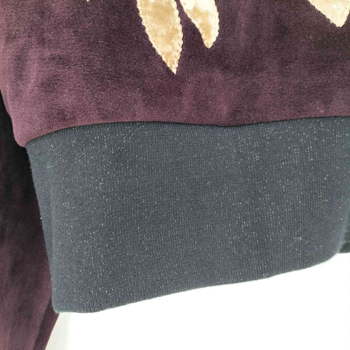 ザラ ZARA 花柄刺繍 ベルベットブルゾン レディース