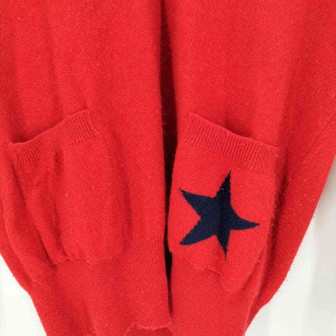 クリスチャンディオール Christian Dior SPORTS / OLD ウール Vネック ニット 星 スター レディース import:L