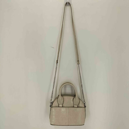 ザラ ZARA クロコ型押し ショルダーバッグ レディース