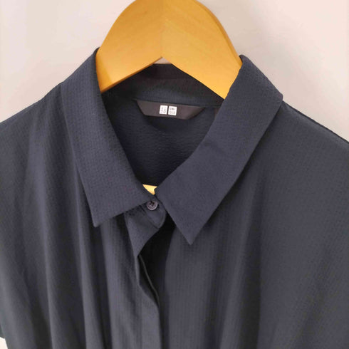 ユニクロ UNIQLO シアサッカーシャツワンピース レディース JPN:L