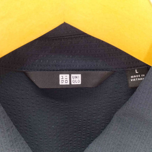 ユニクロ UNIQLO シアサッカーシャツワンピース レディース JPN:L