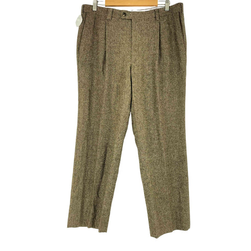 ランバンコレクション LANVIN COLLECTION 1タック ウール スラックス メンズ 91