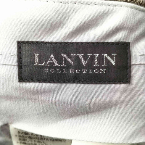 ランバンコレクション LANVIN COLLECTION 1タック ウール スラックス メンズ 91