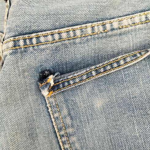 エドウィン EDWIN 黒タグ OLD WASH オールドウォッシュ ジップフライ デニムパンツ メンズ 30