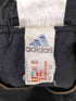 アディダス adidas 90S ロゴ刺繍 サイドストライプ ナイロン フーデットジャケット メンズ JPN:L