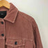 ザラ ZARA OUTERWEAR 太畝 コーデュロイ カッティング シャツ ジャケット レディース import:XS