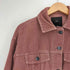 ザラ ZARA OUTERWEAR 太畝 コーデュロイ カッティング シャツ ジャケット レディース import:XS