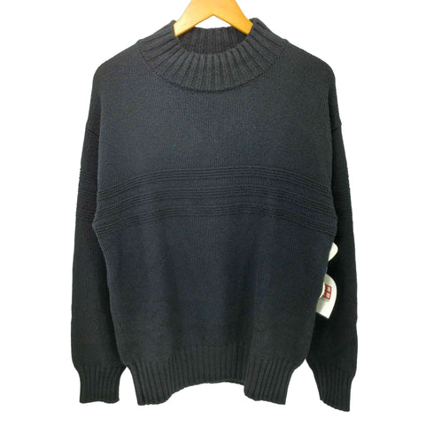 マーガレットハウエル MARGARET HOWELL 24AW BRAIDED WOOL モックネック ウール ニット メンズ import:M