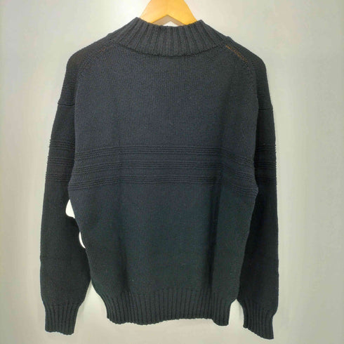 マーガレットハウエル MARGARET HOWELL 24AW BRAIDED WOOL モックネック ウール ニット メンズ import:M