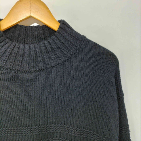 マーガレットハウエル MARGARET HOWELL 24AW BRAIDED WOOL モックネック ウール ニット メンズ import:M