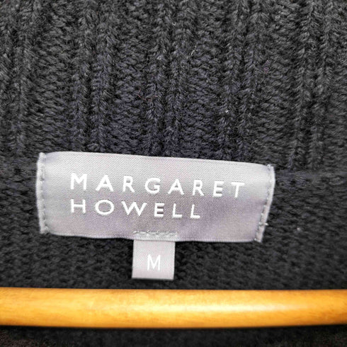 マーガレットハウエル MARGARET HOWELL 24AW BRAIDED WOOL モックネック ウール ニット メンズ import:M