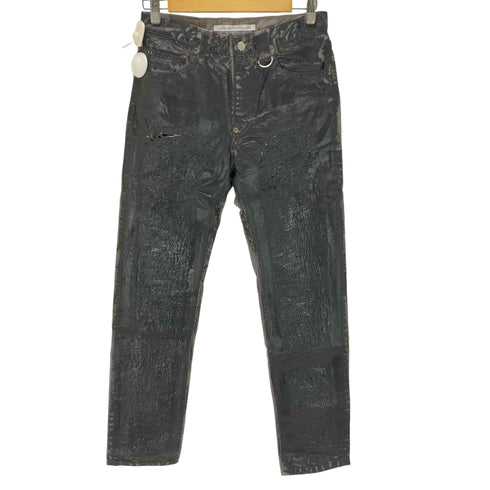 ジョンローレンスサリバン JOHN LAWRENCE SULLIVAN 22SS COATING CRASH DENIM ラバー コーティング クラッシュデニム メンズ 44