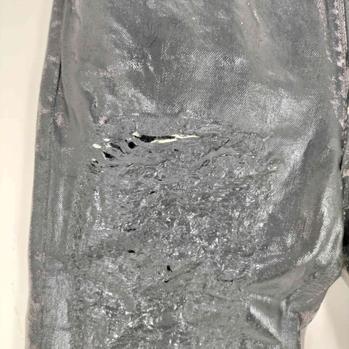 ジョンローレンスサリバン JOHN LAWRENCE SULLIVAN 22SS COATING CRASH DENIM ラバー コーティング クラッシュデニム メンズ 44