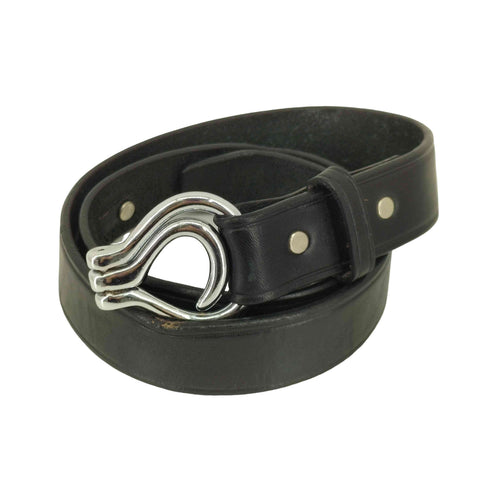 トリーレザー TORY LEATHER フックバックル レザーベルト メンズ 32