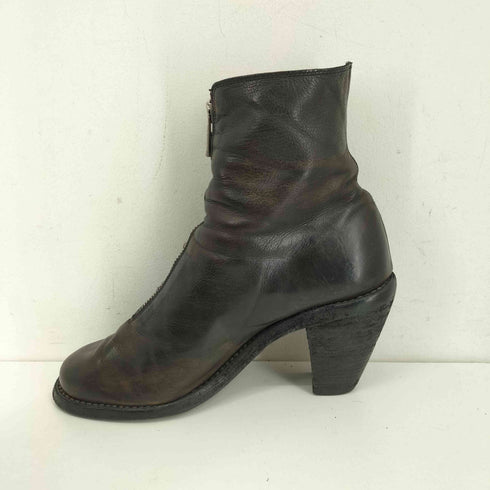 グイディ GUIDI フロントジップ ヒールブーツ レディース EUR:38