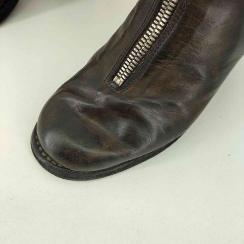 グイディ GUIDI フロントジップ ヒールブーツ レディース EUR:38