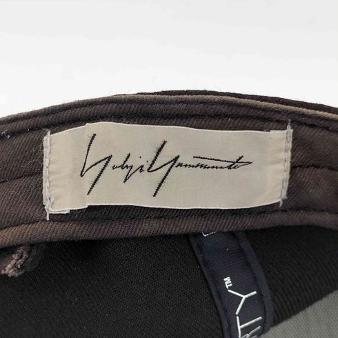 ヨウジヤマモト Yohji Yamamoto ロゴ刺繍 ベースボールキャップ メンズ