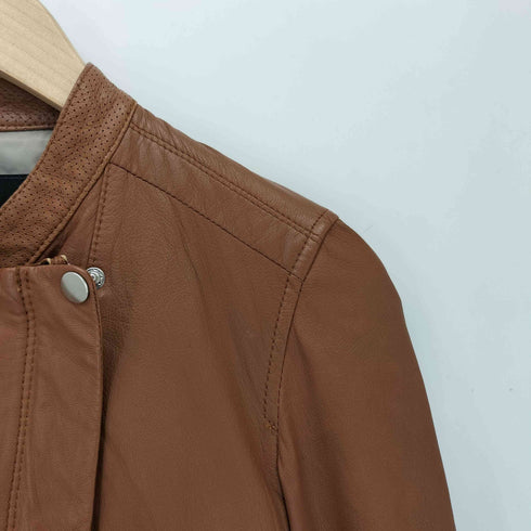 ルスーク Le souk Genuine Leather ラムレザージャケット レディース 38