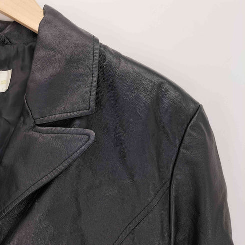 オットー otto collection Genuine Leather ピッグレザーロングコート レディース L