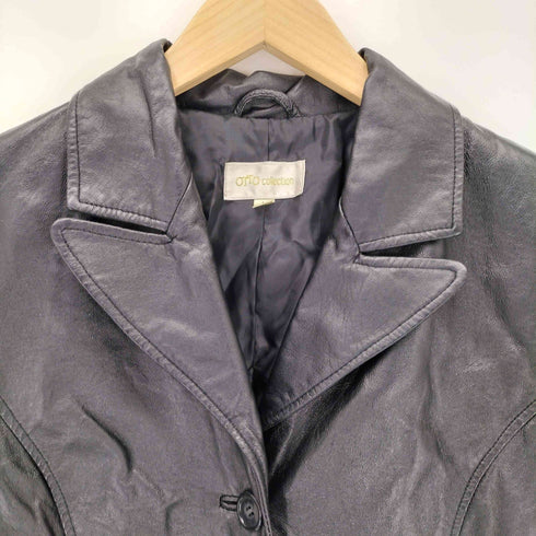 オットー otto collection Genuine Leather ピッグレザーロングコート レディース L