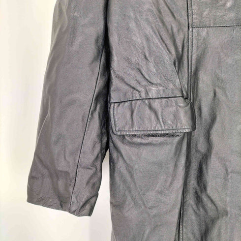 オットー otto collection Genuine Leather ピッグレザーロングコート レディース L