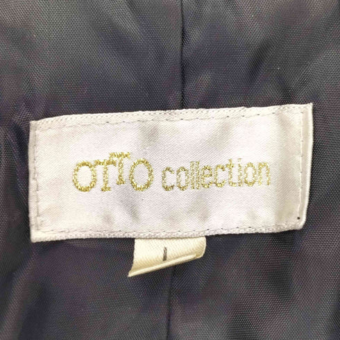 オットー otto collection Genuine Leather ピッグレザーロングコート レディース L