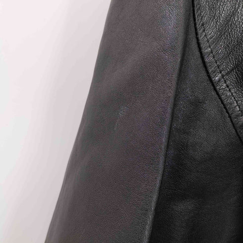 Genuine Leather レザージップアップジャケット メンズ L