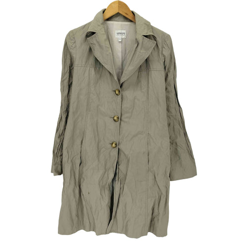 アルマーニコレツィオーニ ARMANI COLLEZIONI ベルト付きトレンチコート レディース 42