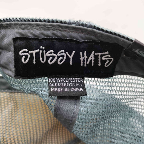 ステューシー Stussy 00S OLD アーティストコラボ 6パネル メッシュキャップ メンズ