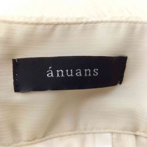 アニュアンス anuans 25SS シフォン ボリューム ブラウス レディース FREE