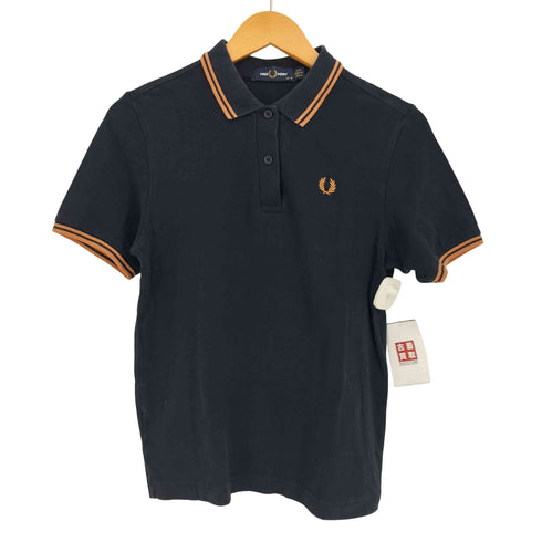 フレッドペリー FRED PERRY ワンポイント刺繍 半袖ポロシャツ レディース UK:10