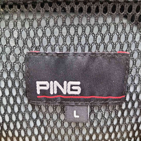 ピン ping 24SS 撥水 EARTHプリント 裏地メッシュ ゴルフウェア フーデッド スポーツウェア メンズ JPN:L