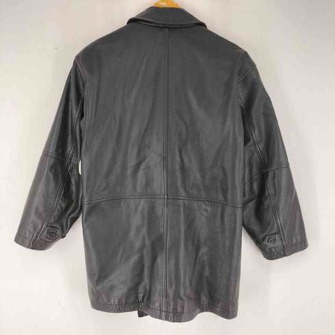 frensham レザー ダブル テーラードコート メンズ import:M