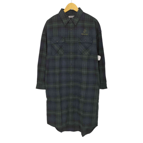 アヴィレックスベル AVIREX Belle CHECK SHIRT ONEPIECE USMC チェックシャツワンピースUSMC レディース FREE