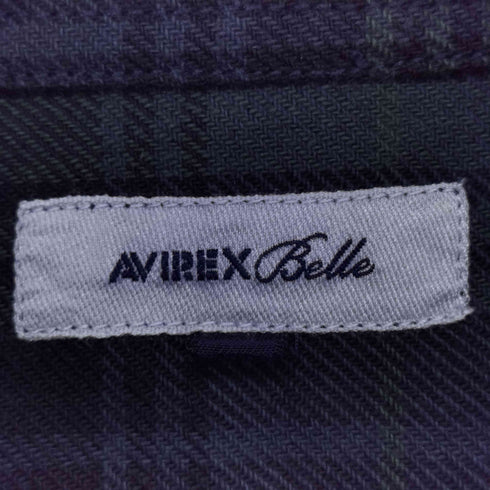 アヴィレックスベル AVIREX Belle CHECK SHIRT ONEPIECE USMC チェックシャツワンピースUSMC レディース FREE