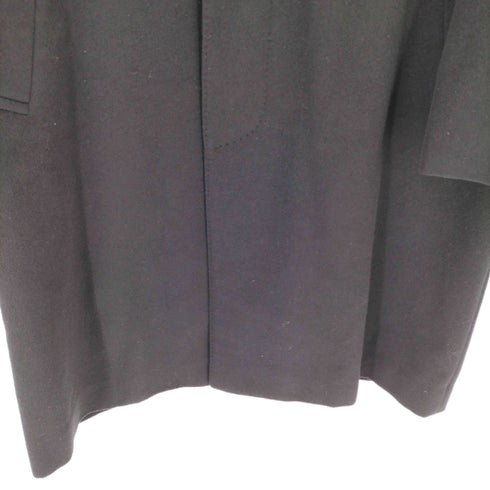 カシミヤ CASHMERE カシミヤ100% 比翼ステンカラーコート メンズ JPN:S
