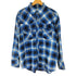 rafu Western shirt ダメージ加工 長袖チェックフランネルシャツ メンズ JPN:M