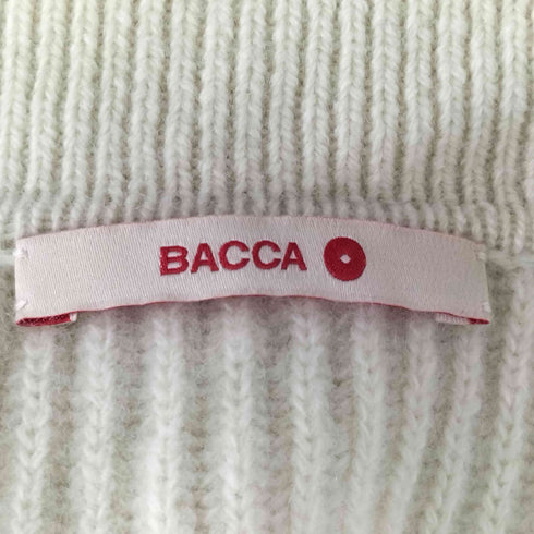 バッカ BACCA 23AW ウールカシミヤリブニットカーディガン レディース JPN:S