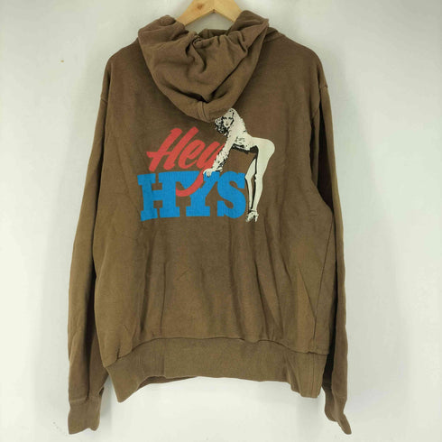 ヒステリックグラマー HYSTERIC GLAMOUR 両面プリント ジップパーカー ヒスガール メンズ JPN:L