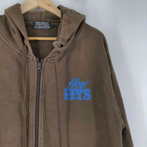 ヒステリックグラマー HYSTERIC GLAMOUR 両面プリント ジップパーカー ヒスガール メンズ JPN:L