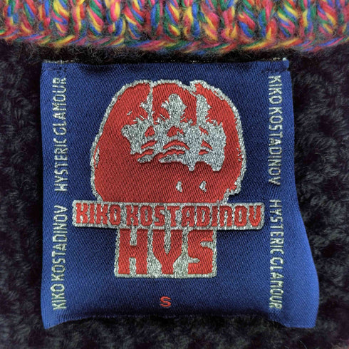 ヒステリックグラマー HYSTERIC GLAMOUR ロゴ デザインプルオーバーニット メンズ JPN:S