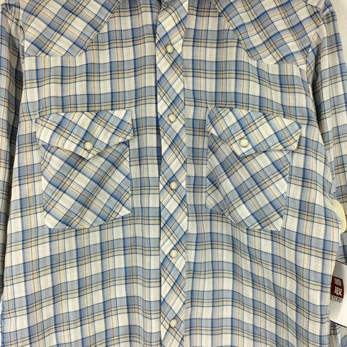 ラングラー Wrangler USA製 ウエスタンシャツ メンズ M