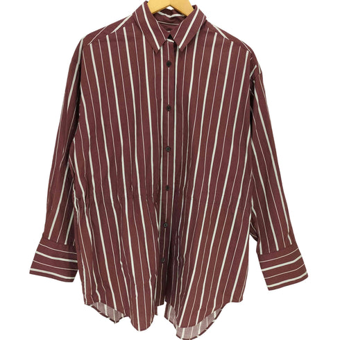 ロクビューティーアンドユースユナイテッドアローズ 6 BEAUTY & YOUTH UNITED ARROWS cotton stripe back open shirt バッグオープンストライプシャツ レディース FREE