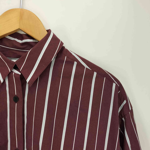 ロクビューティーアンドユースユナイテッドアローズ 6 BEAUTY & YOUTH UNITED ARROWS cotton stripe back open shirt バッグオープンストライプシャツ レディース FREE