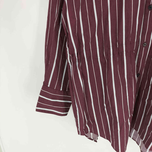 ロクビューティーアンドユースユナイテッドアローズ 6 BEAUTY & YOUTH UNITED ARROWS cotton stripe back open shirt バッグオープンストライプシャツ レディース FREE