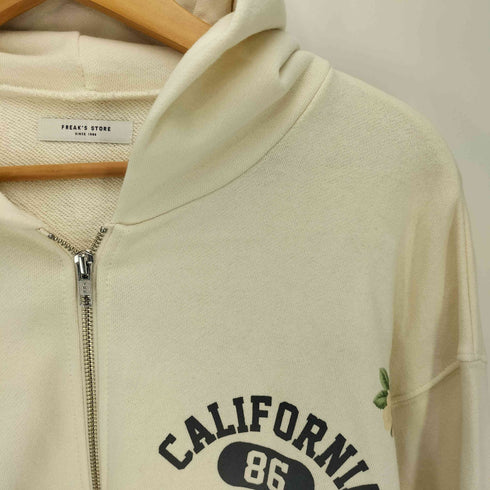 フリークスストア FREAKS STORE 26SS ペインティング ジップパーカー レディース FREE